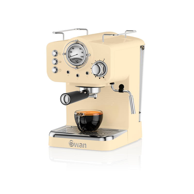 Swan Retro SK22110ON Cafetera Express para Espresso y Cappucino
