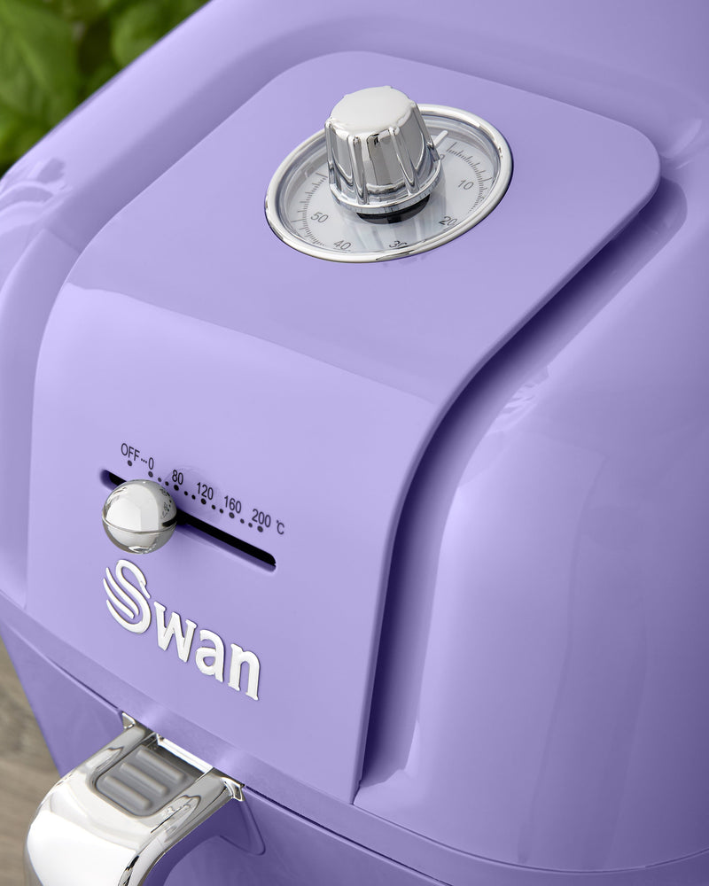 Swan Retro 6L Manual Air Fryer Cream SD10510CN