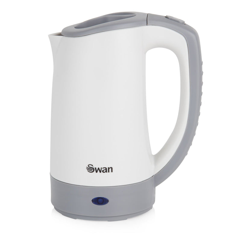 White Swan Travel Kettle with grey accents