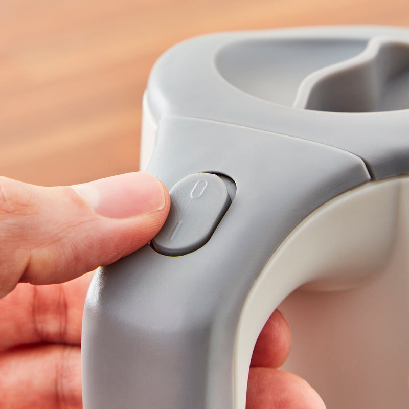 Close up of Swan Travel Kettle on switch