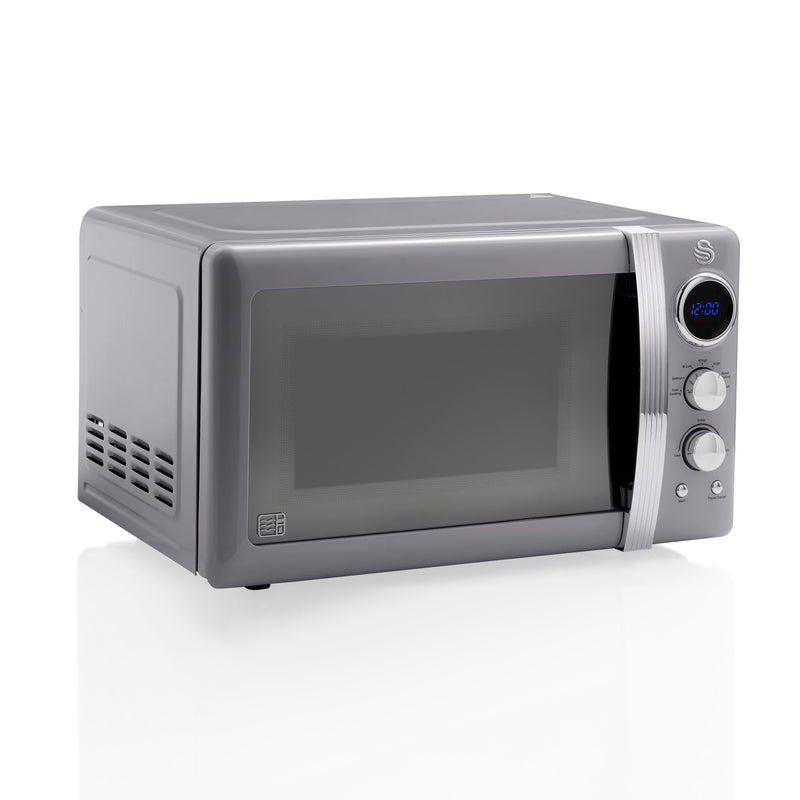 Swan 800W Retro Digital Microwave – Swan USA