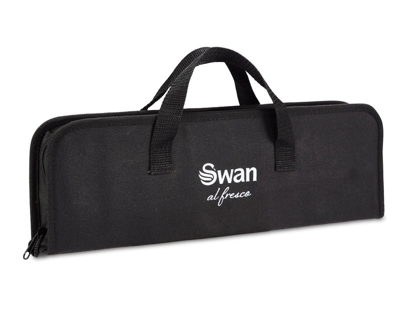 Swan BBQ Tool Set in Swan black bag