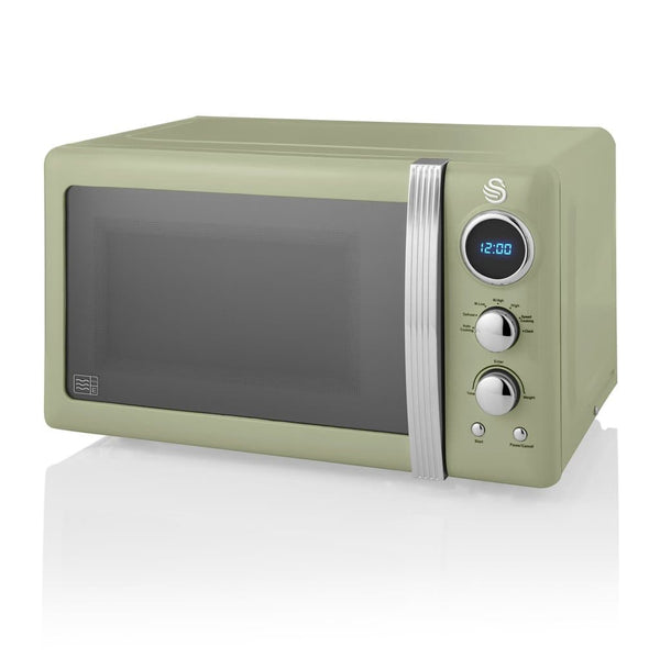 Swan Retro 0.9 cu. ft. Digital Combi Microwave with Grill – Swan USA